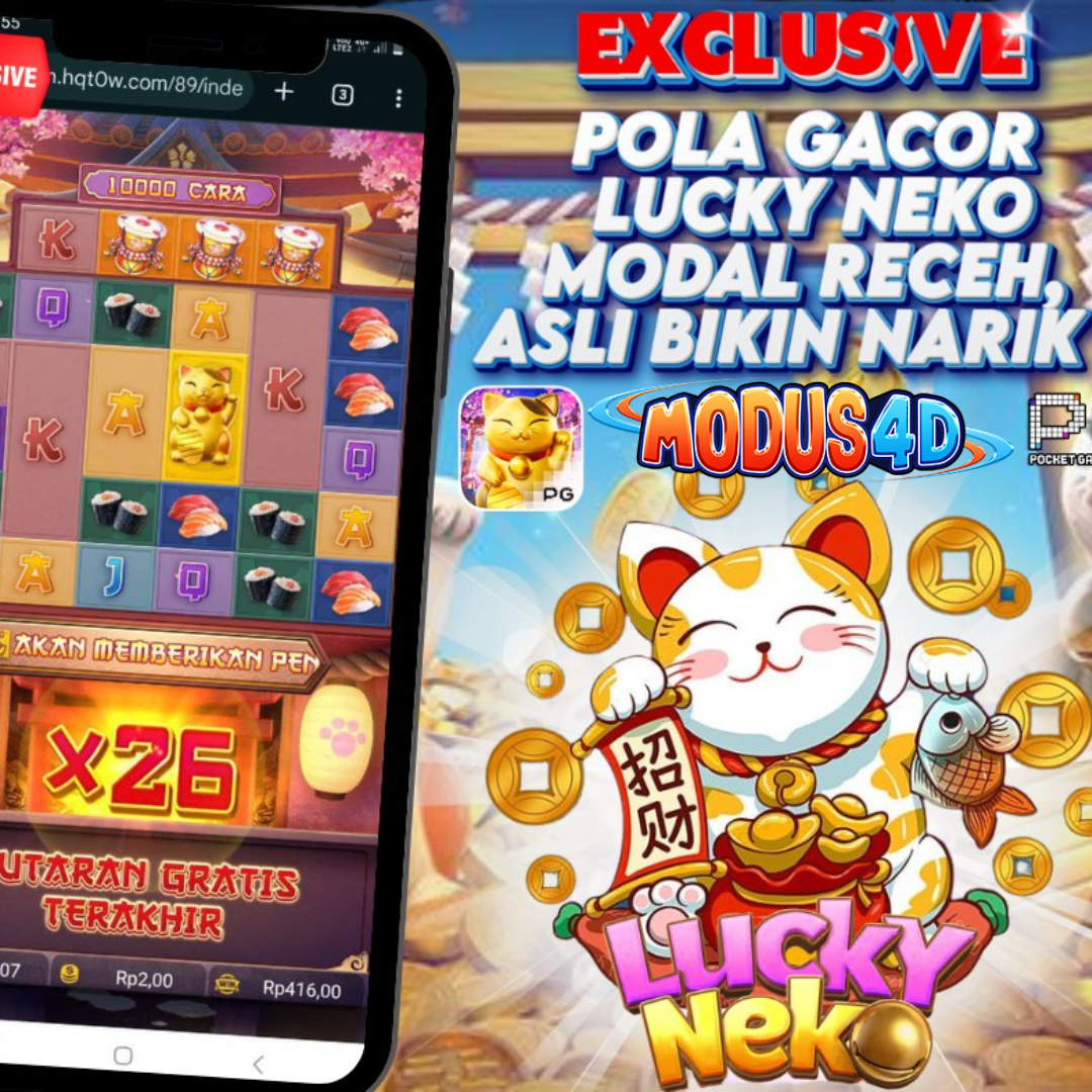 Modus4d Slot Lucky Neko Menawarkan Jackpot Besar Se-Indonesia